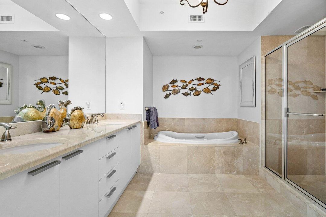 separate shower