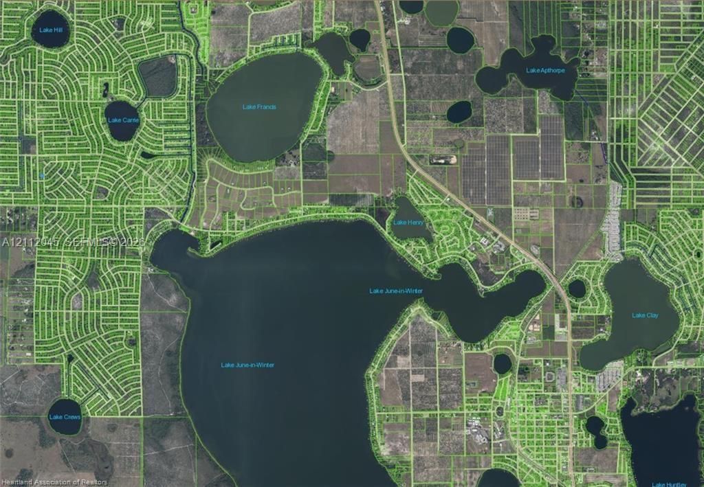 GIS Parcel Map. Demonstrating the designated boundaries and geographical layout of the property
