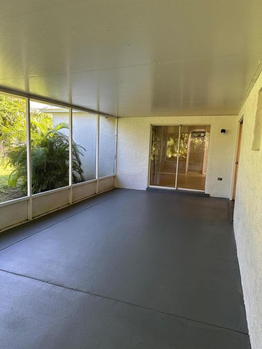 Screened porch