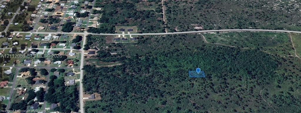 Aerial Survey Map. Identifying the recorded boundaries and geographical location of the property