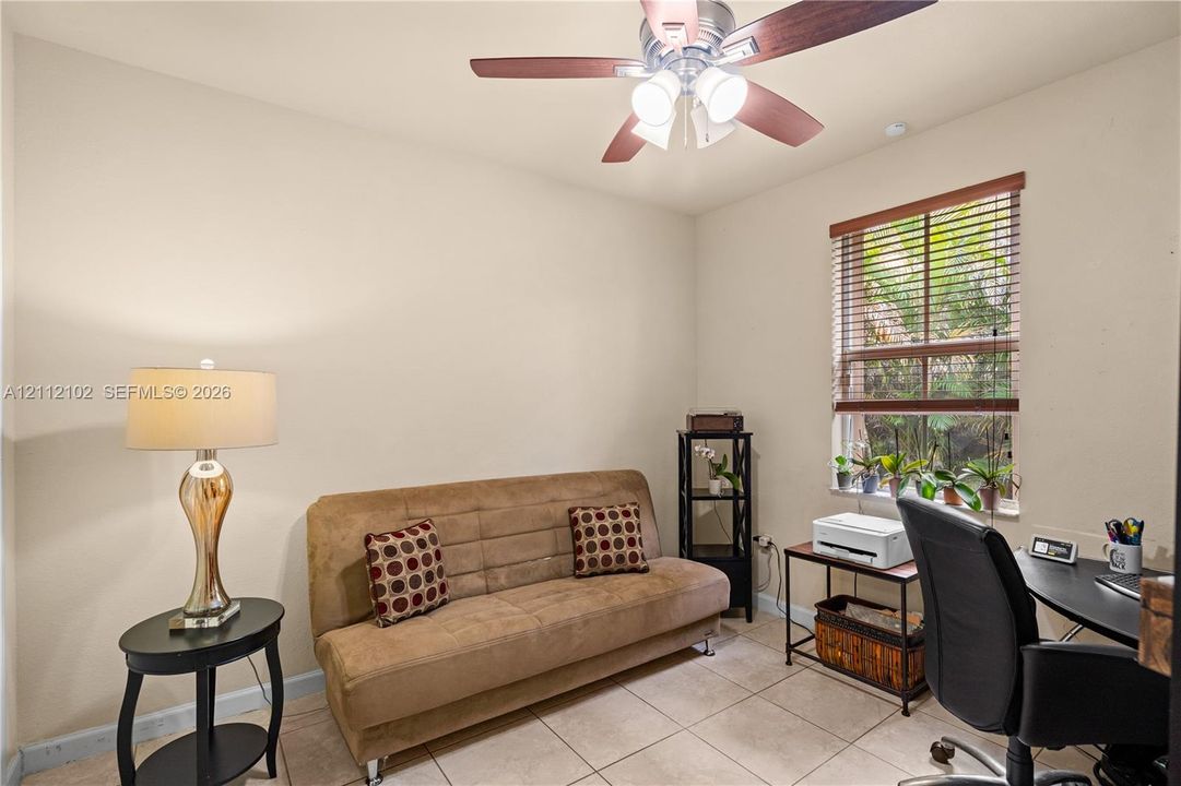 Being used as an office but it's a bedroom