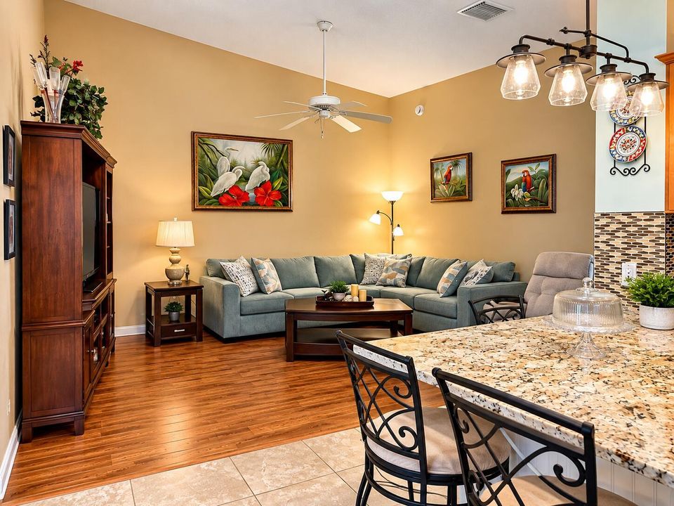 Warm Open-Plan Living Space