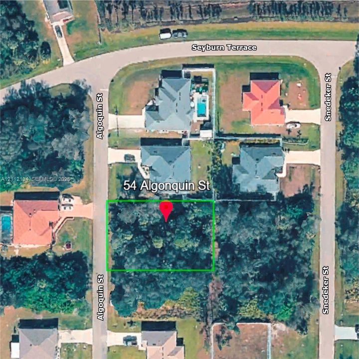 Aerial Property Survey. Identifying the boundaries and location of the property