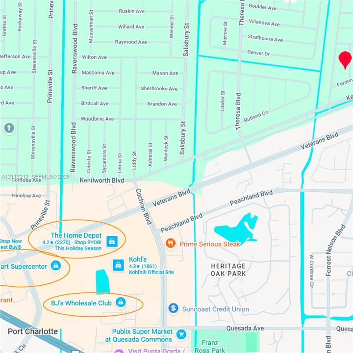 Property Location Map. Indicating the physical location of the property and surrounding regional points of interest