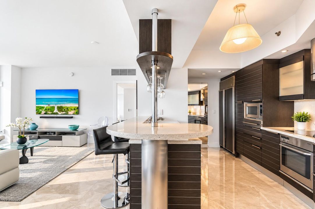 Kitchen and Living Room