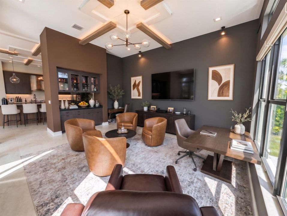 Office. Men's Cave