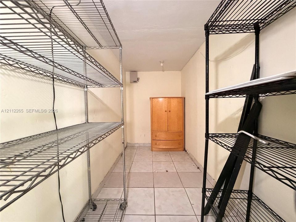 First walk in closet