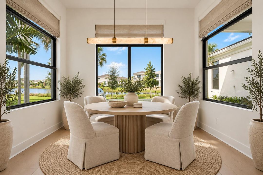 Sunlit Coastal Dining Nook