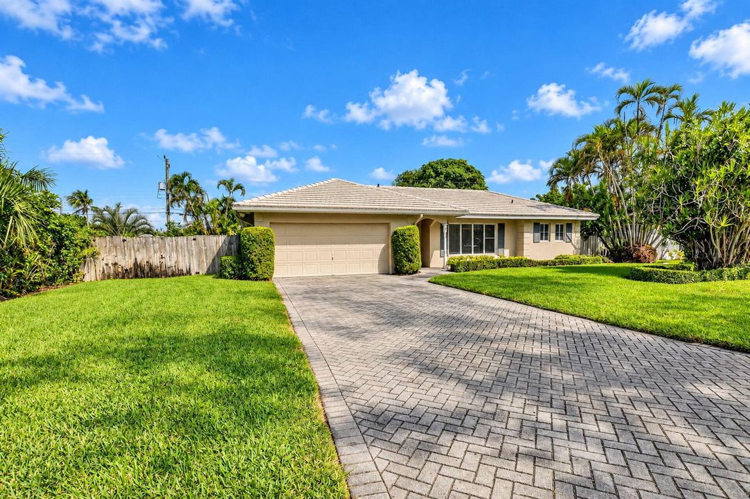 Front Exterior with Paver Driveway