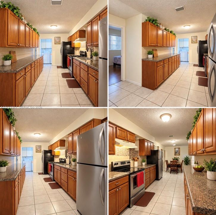 Property Feature Documentation. Displaying kitchen cabinetry, countertops, and fixed appliances within the property