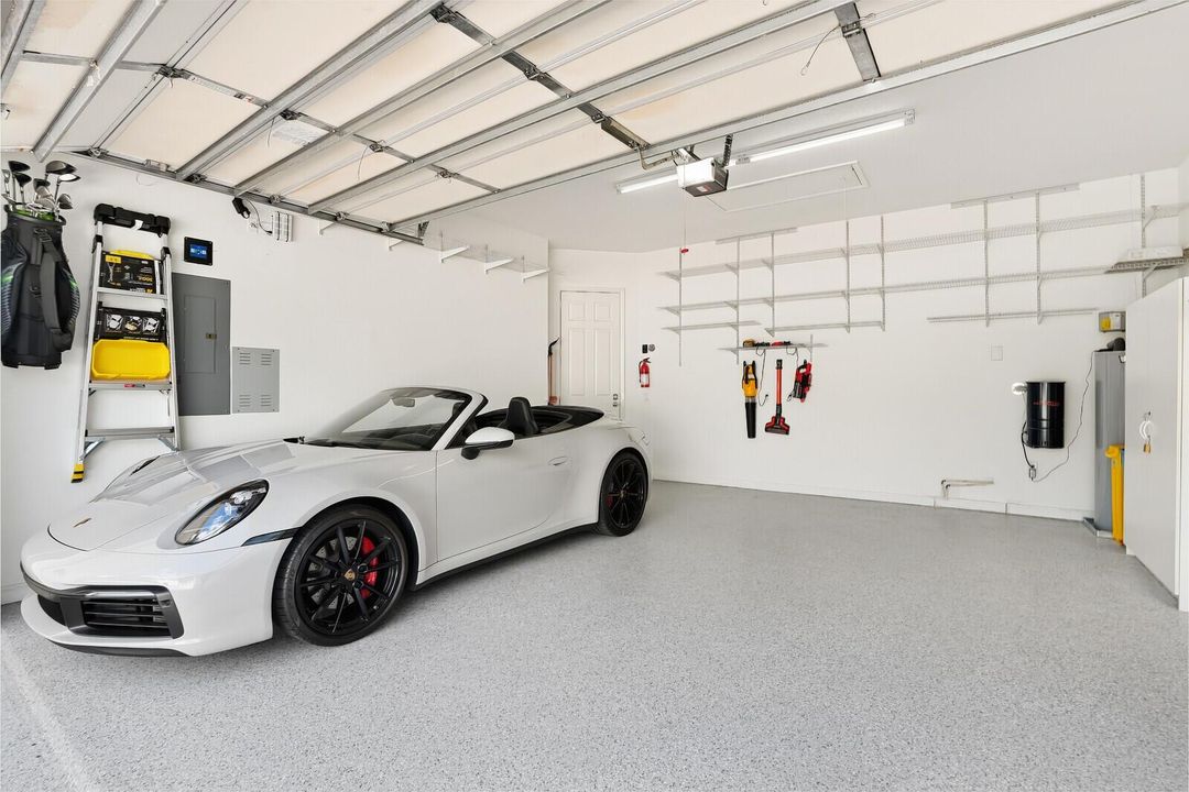 Garage with New Epoxy floors