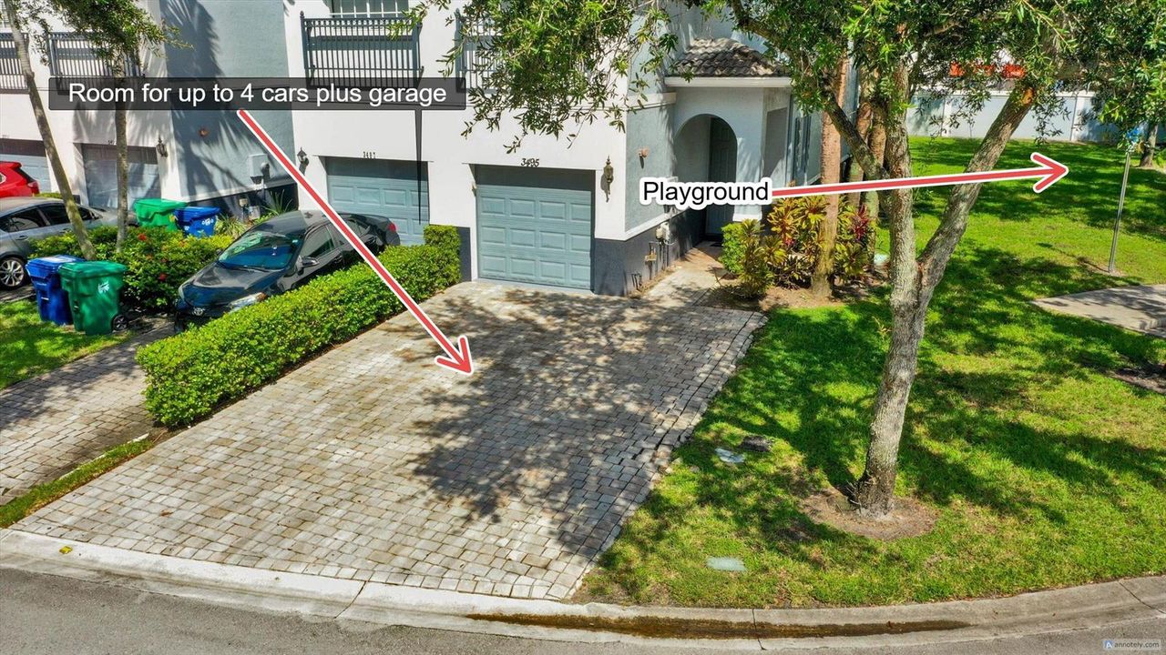 4 car driveway