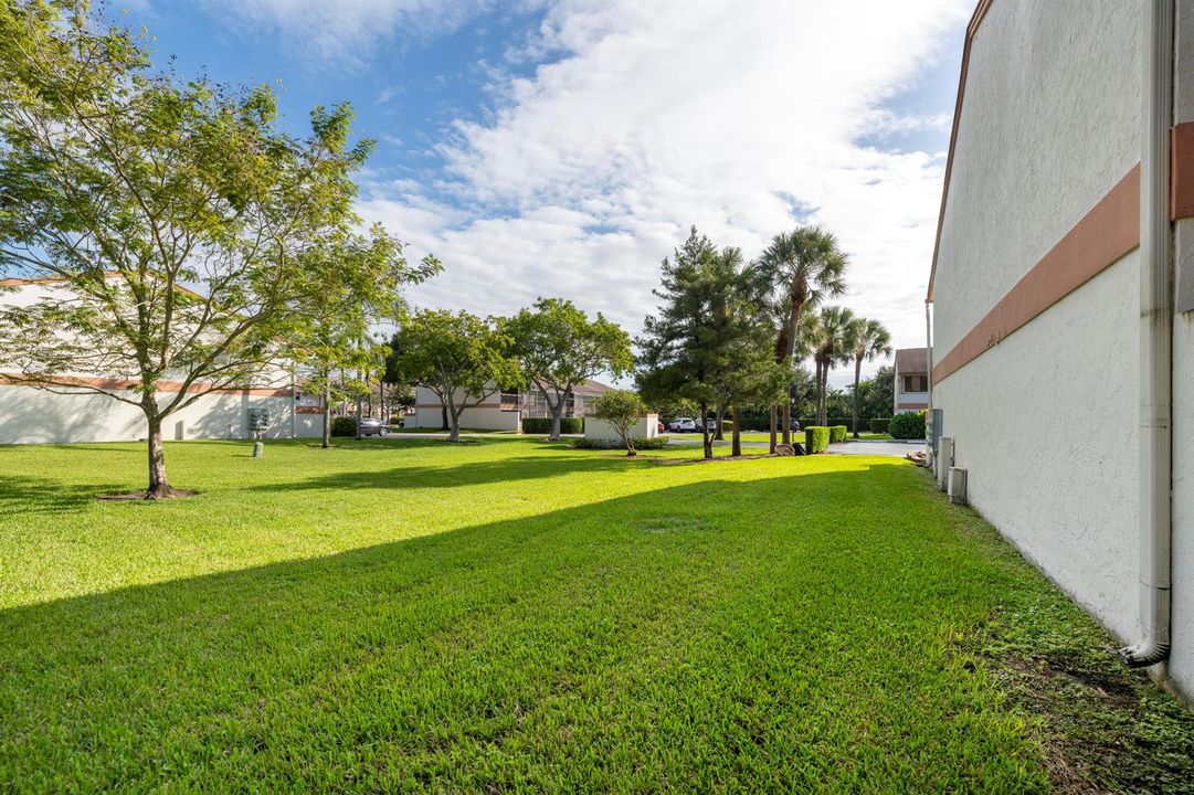 side of townhome