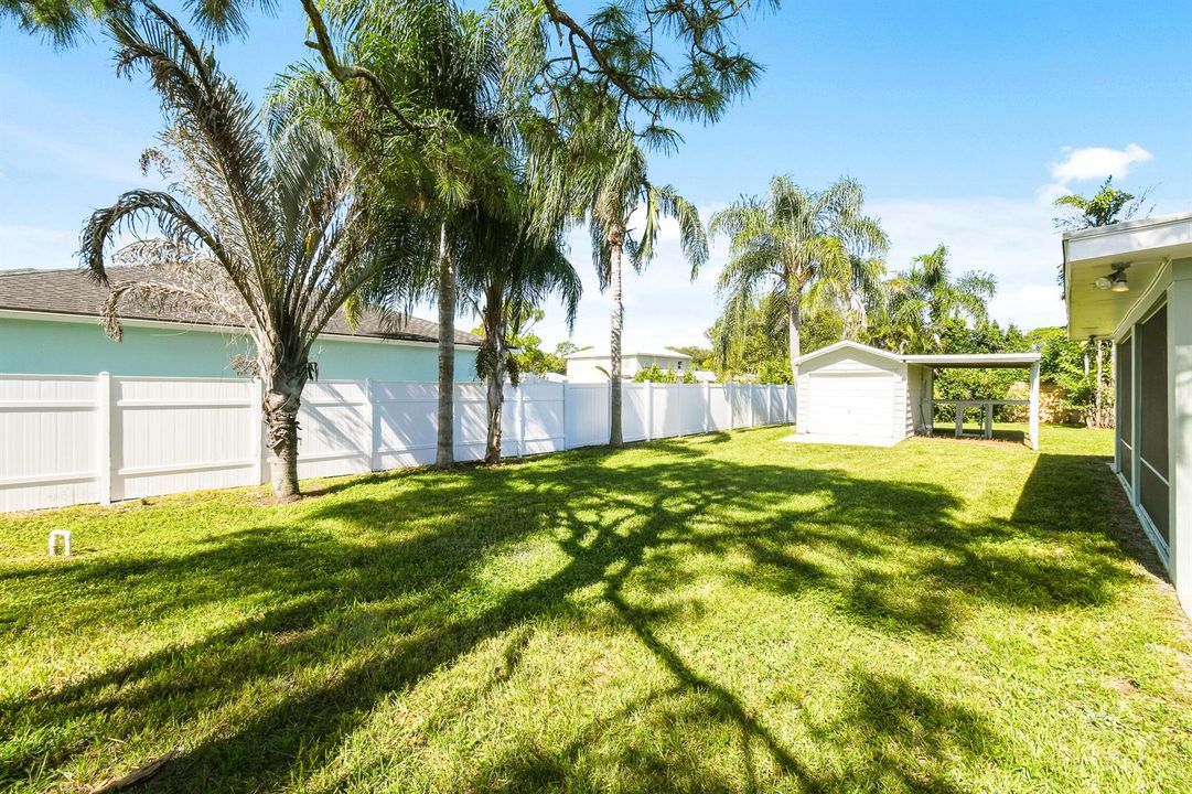 Huge backyard