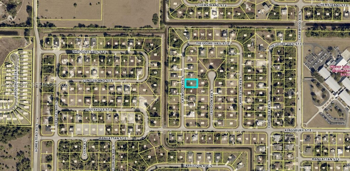 Property Plat Map. Visual representation of the parcel boundaries and site location in relation to the property