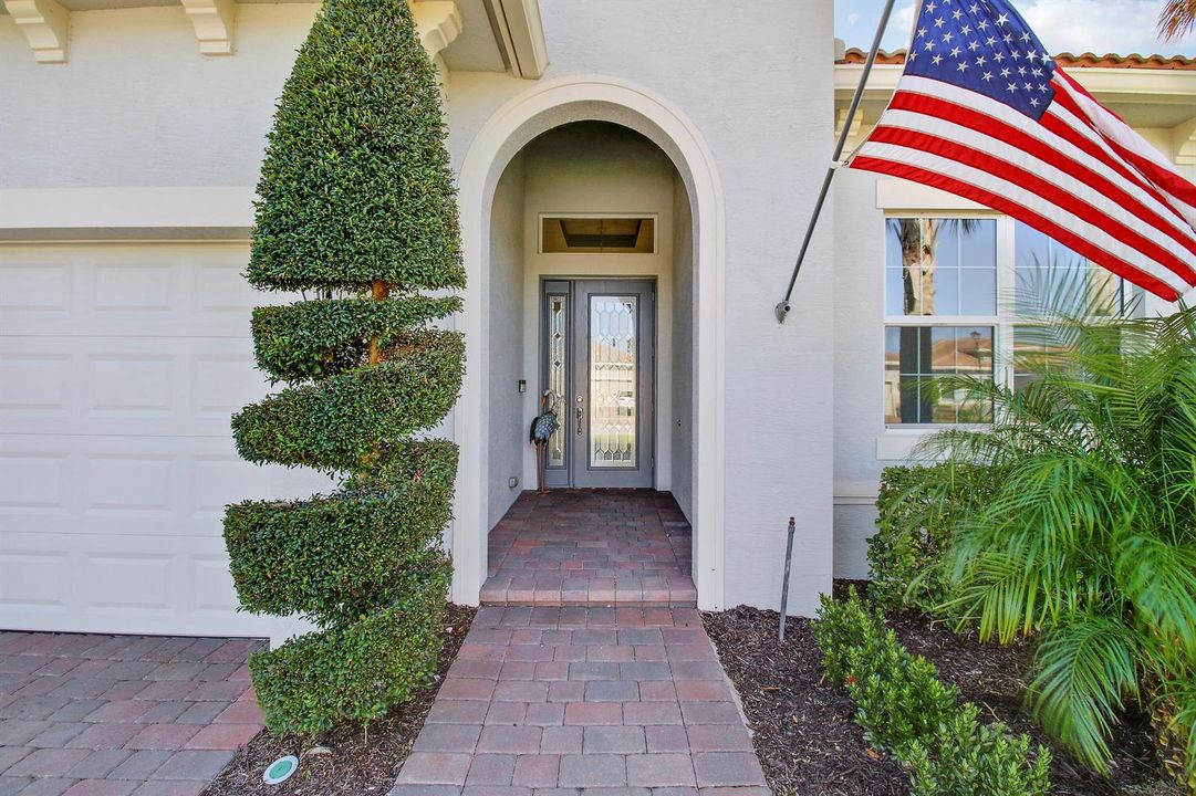 Covered Entry w/ Glass Door