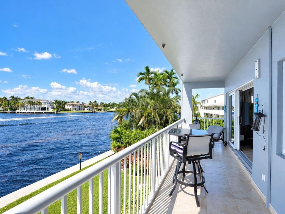 Large Waterfront Balcony