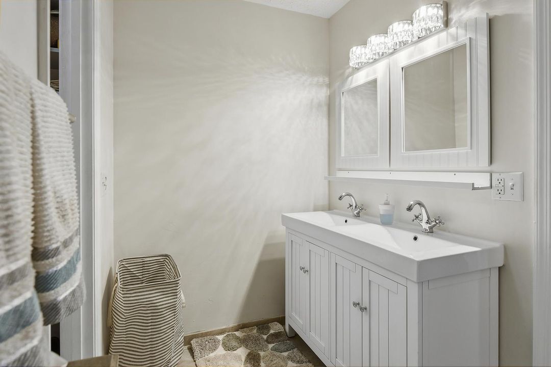 Primary Bath with Double-Sink Vanity