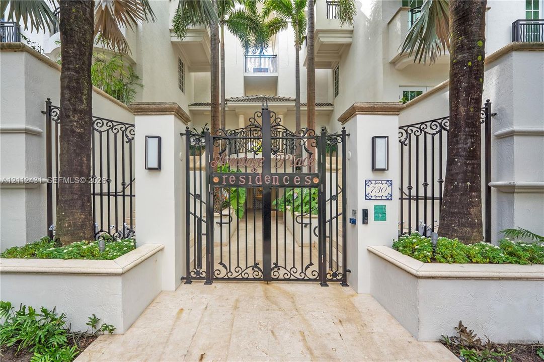 Gated entrance