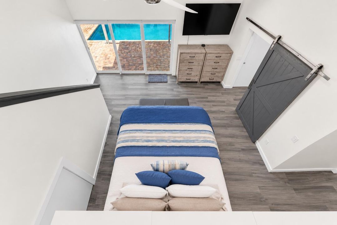Elevated Coastal Loft Bedroom