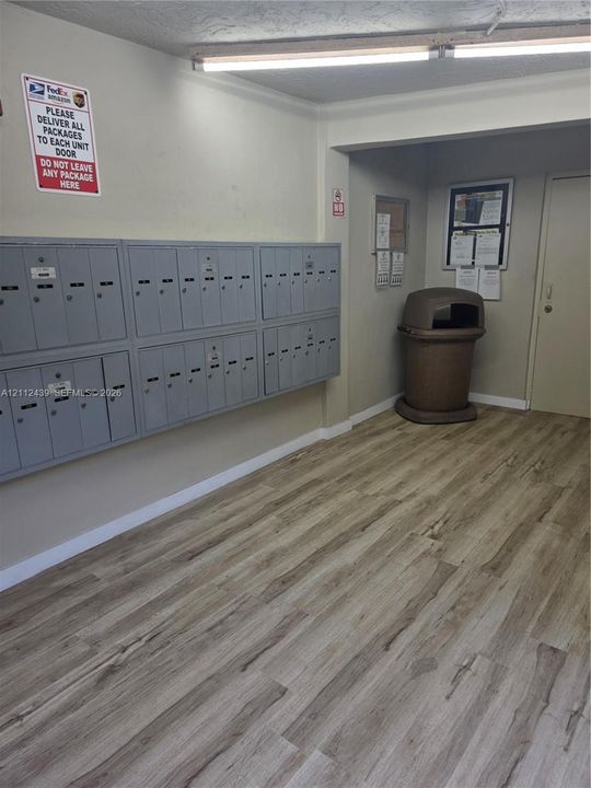 MAILROOM LOCATED ON 1ST FLOOR