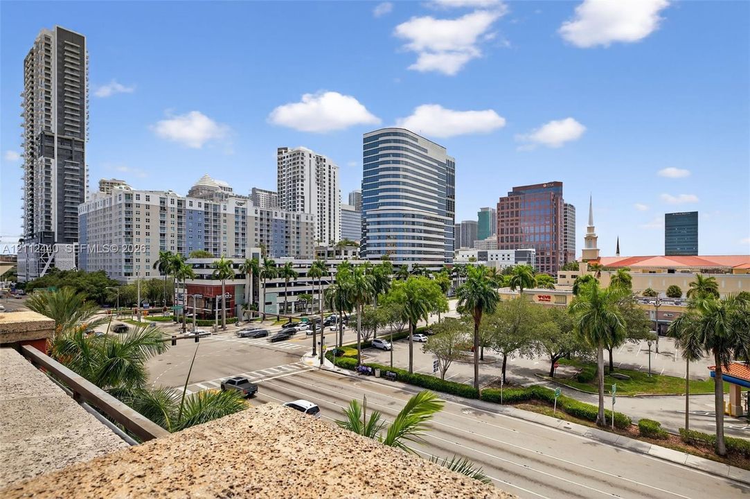 Urban location off the pool deck