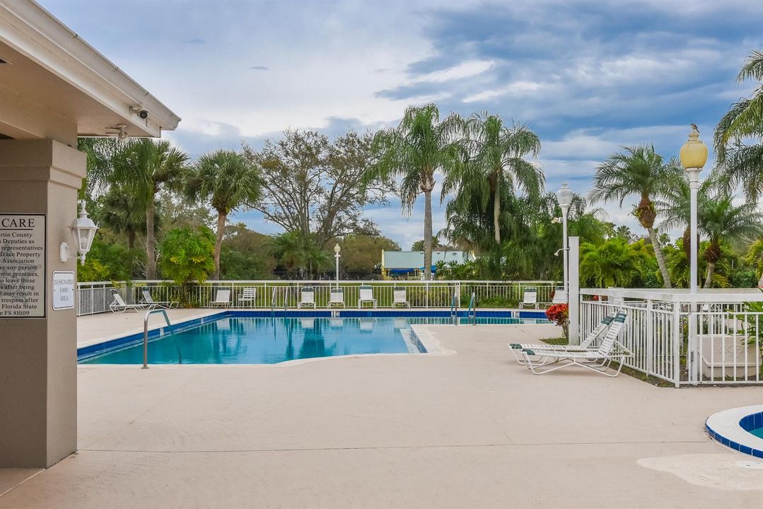 Heated community pool