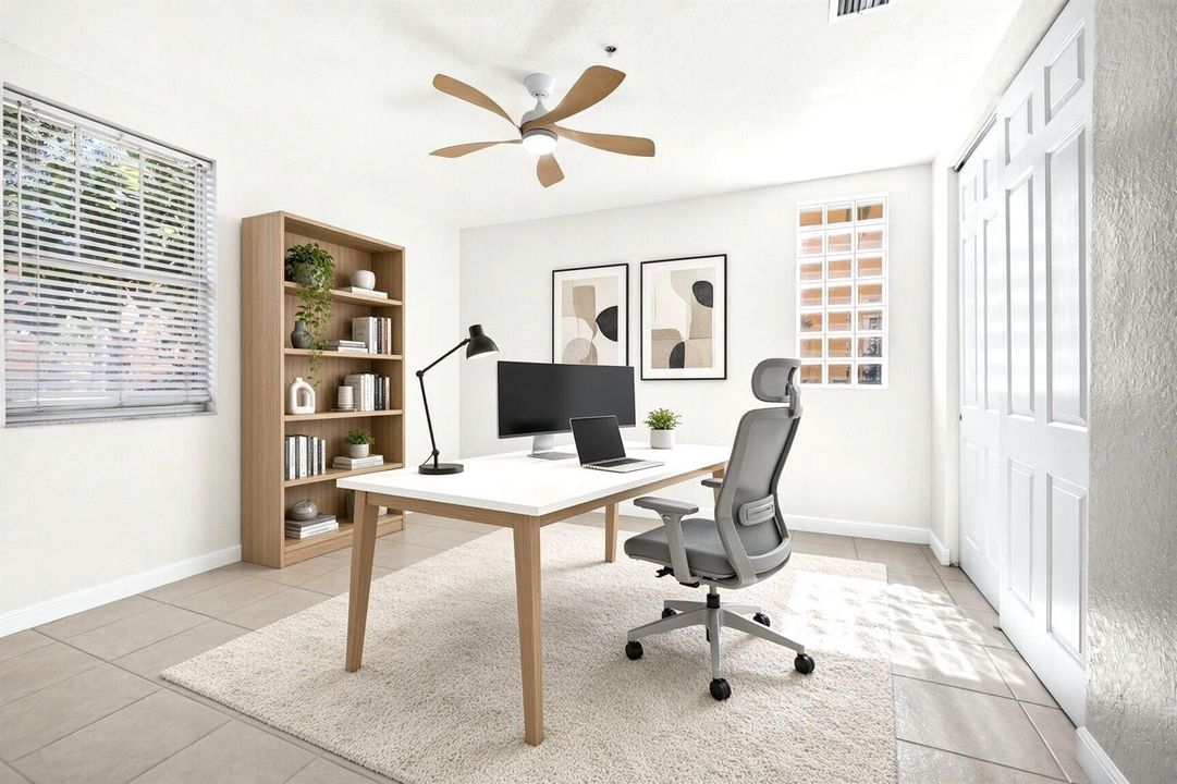 virtual staged office
