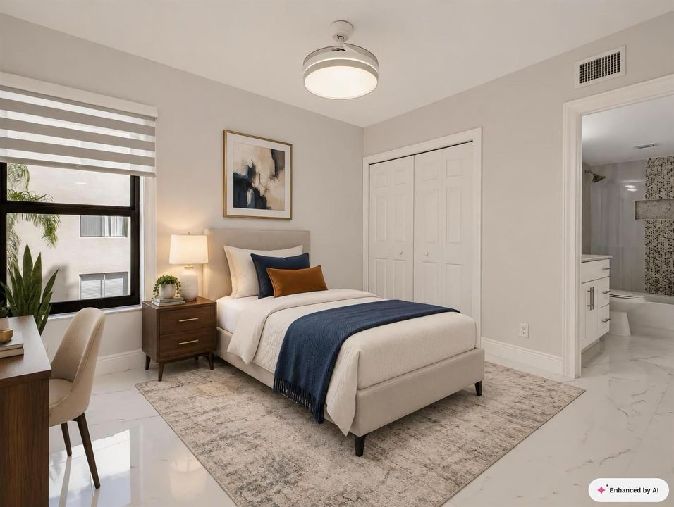 Guest Bedroom Staged