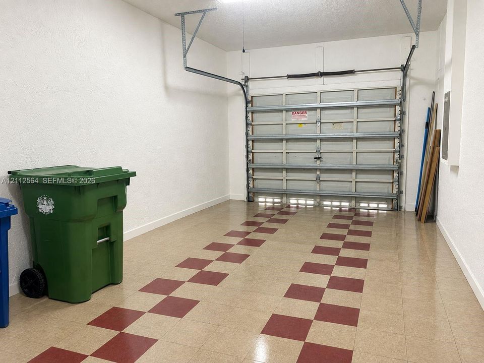 Attached garage