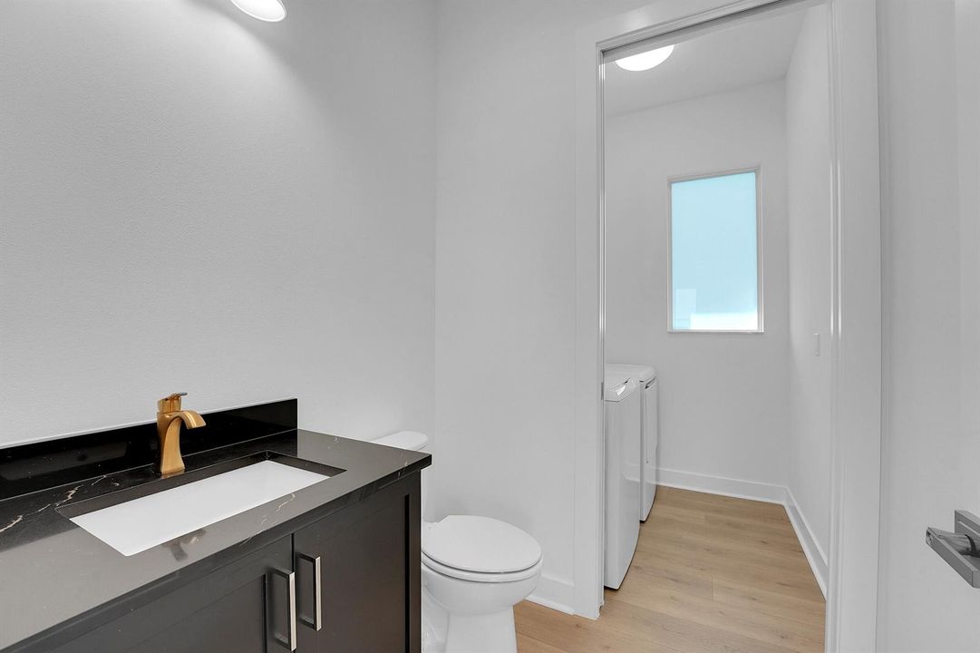 Main floorHalf Bathroom and Laundry Room