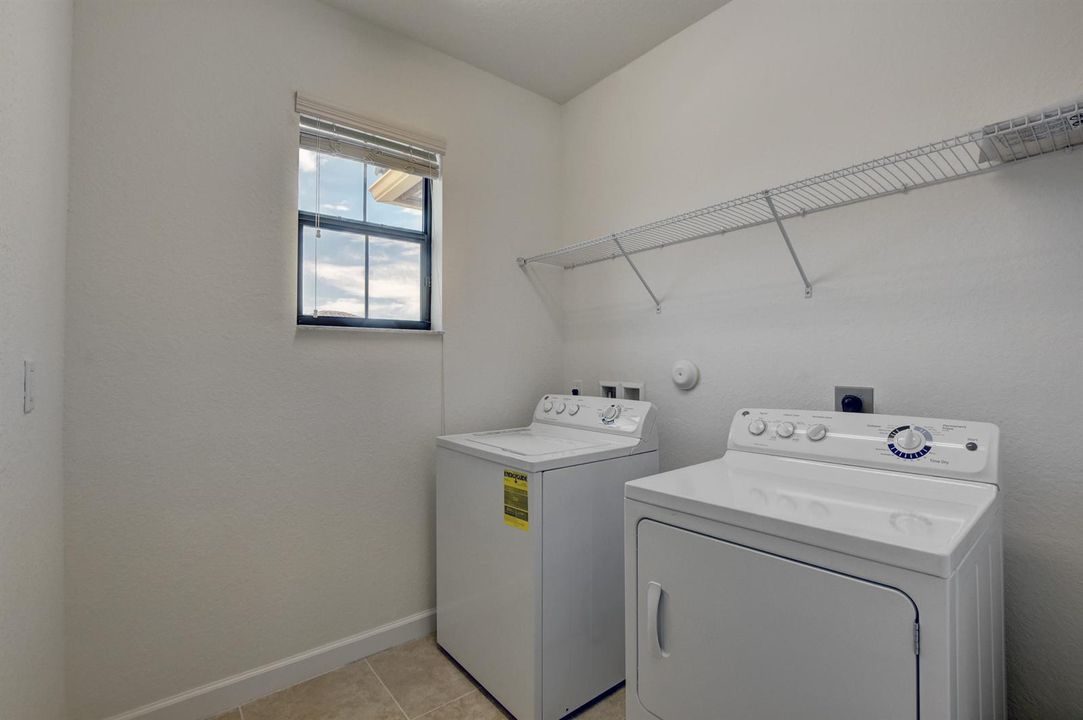Laundry Room with window