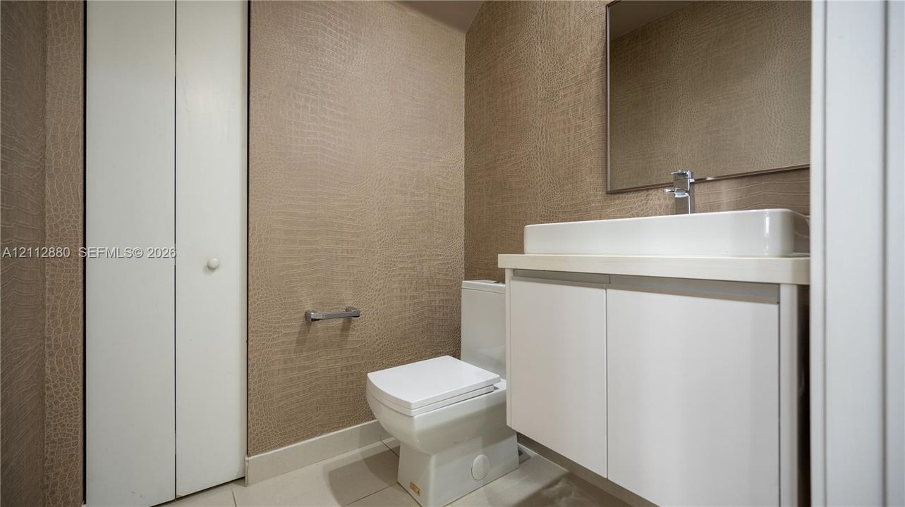 First floor half Bathroom