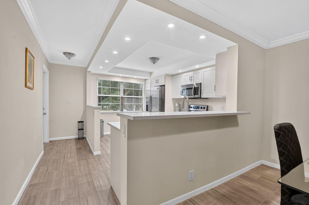 kitchen from dining