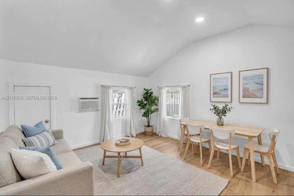 Virtually staged (AI). Furniture and decor are not real. The unaltered original is the previous photo.