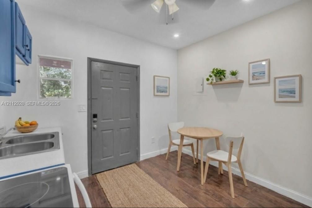 Virtually staged (AI). Furniture and decor are not real. The unaltered original is the previous photo.