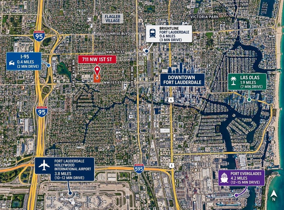 Property Location Map. Indicating the geographic proximity of the property to regional infrastructure and transportation hubs