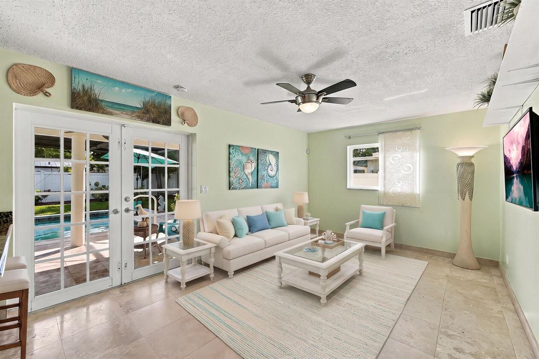 Florida Room Digitally Staged