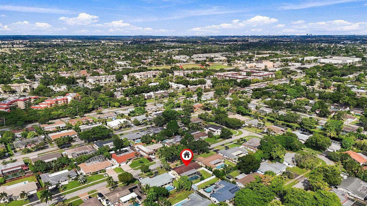 Aerial Back Yard