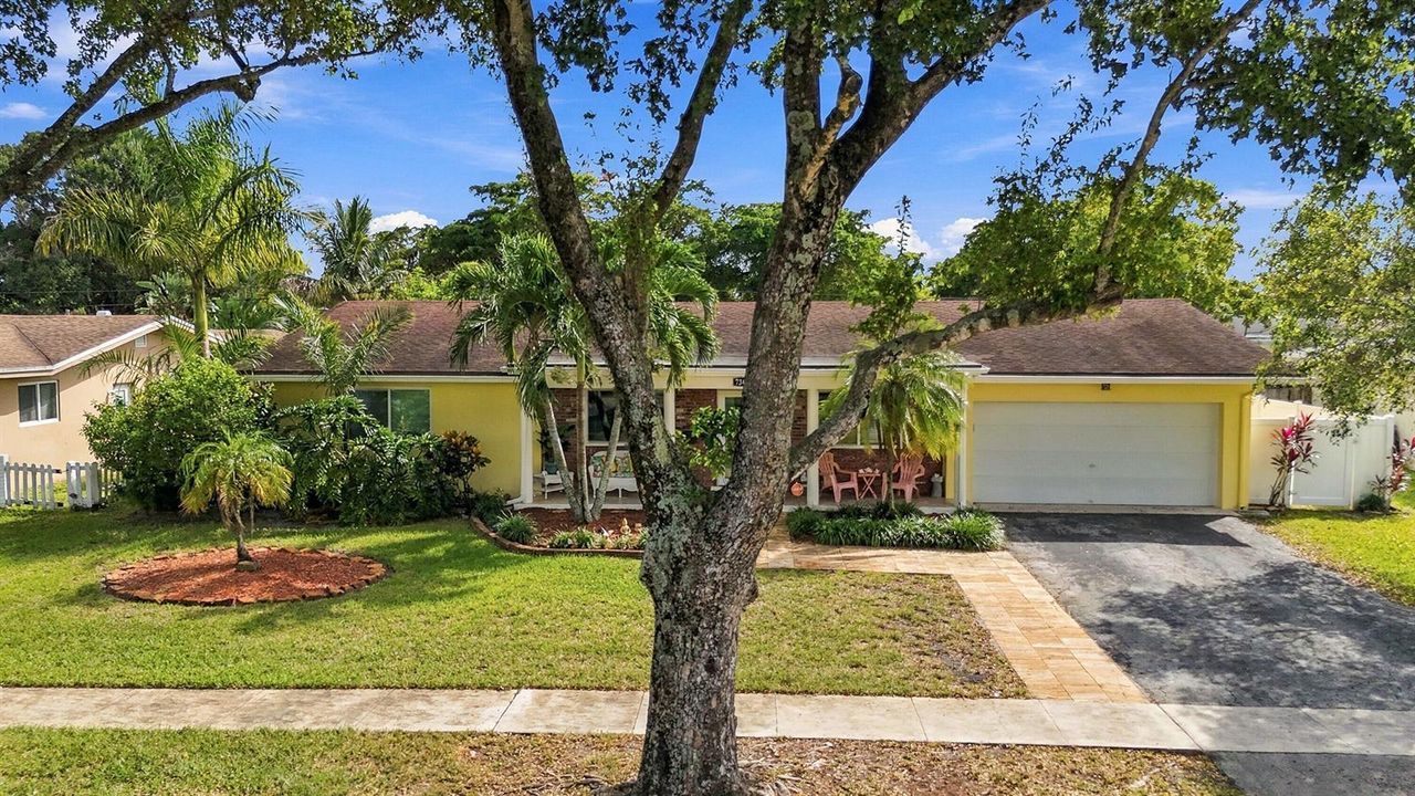 Aerial Front Yard