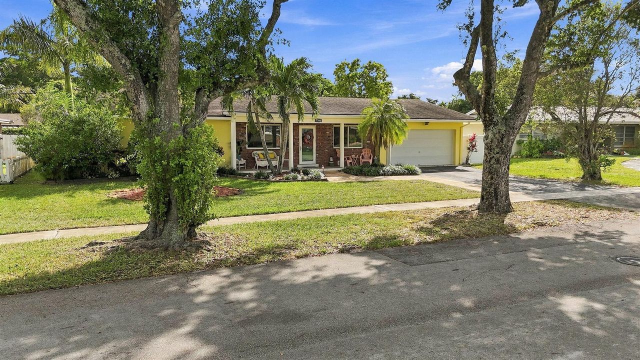 Aerial Front Yard