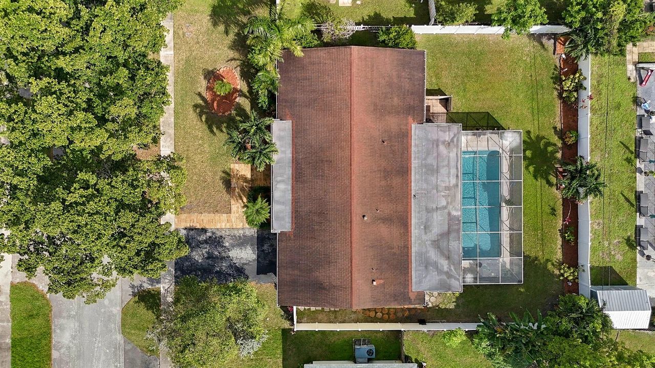 Aerial Above House