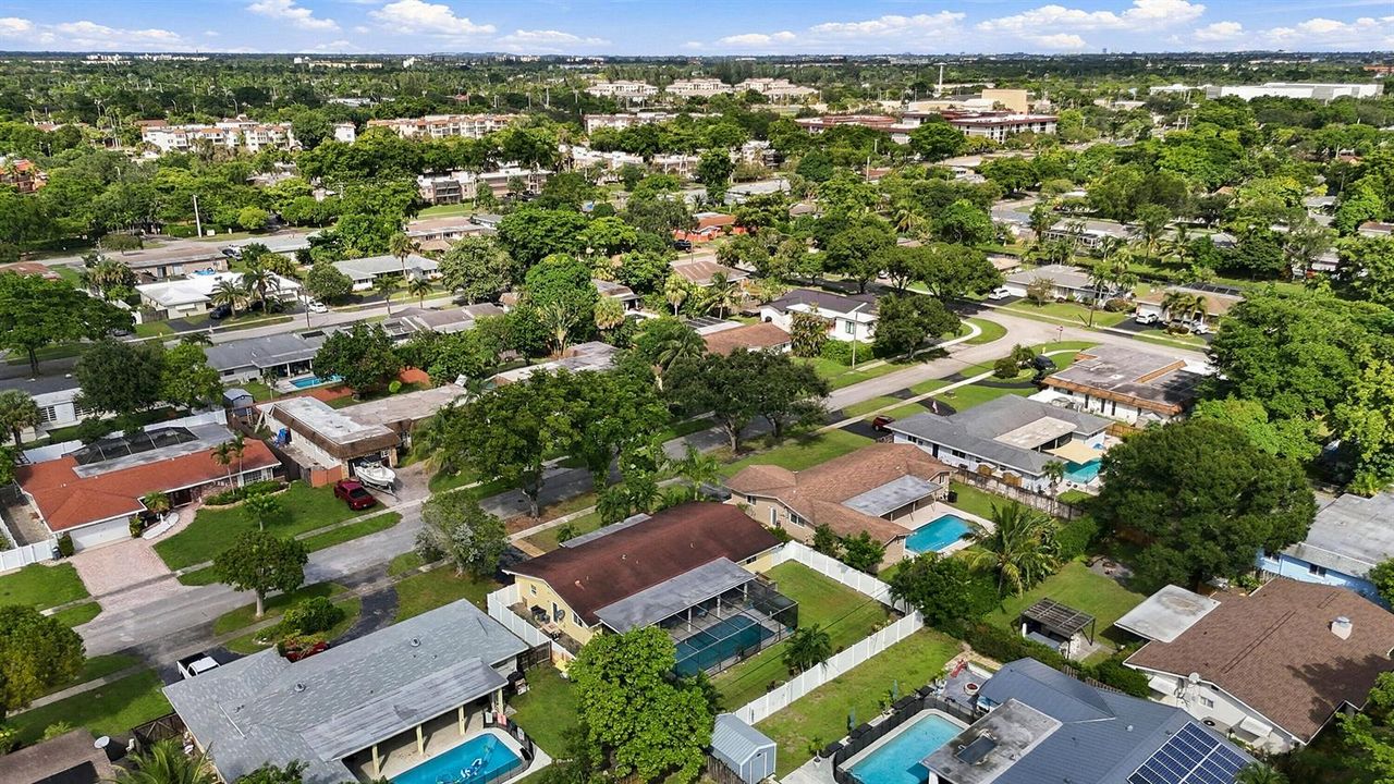 Aerial Back Yard