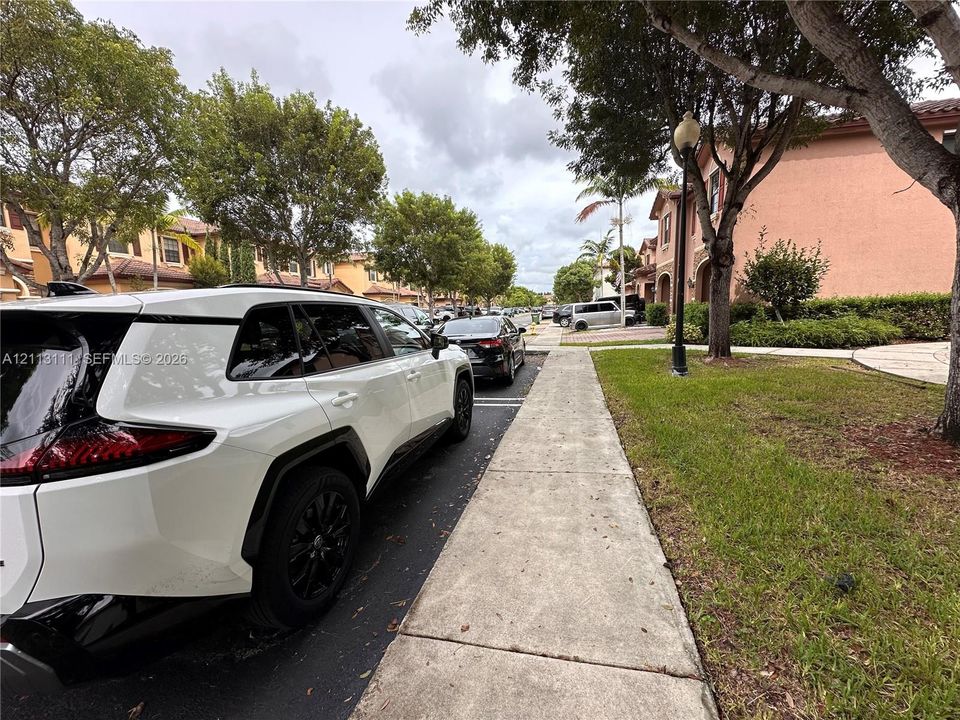 Guess Parking just front the property