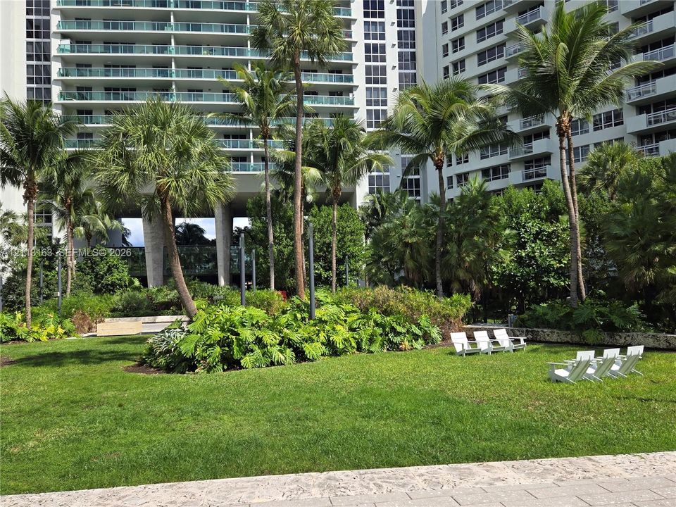 Lots of green areas