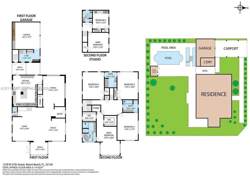 For Sale: $7,499,000 (6 beds, 4 baths, 4464 Square Feet)
