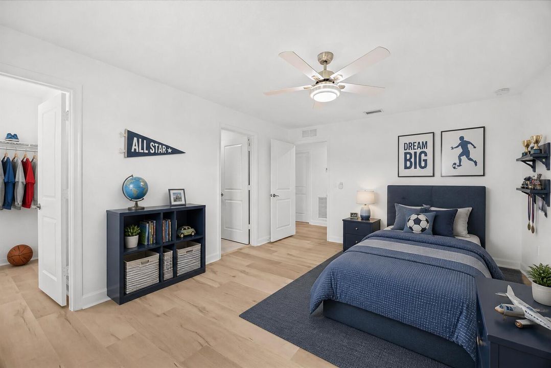 Virtually Staged UL Bedroom