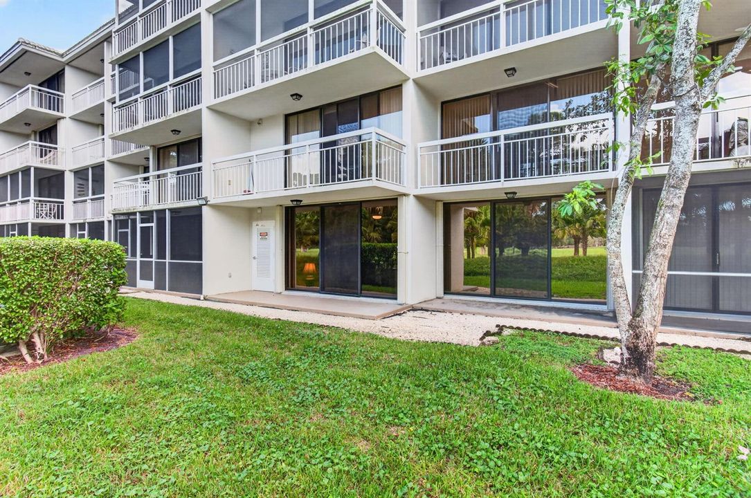Walk out Patio