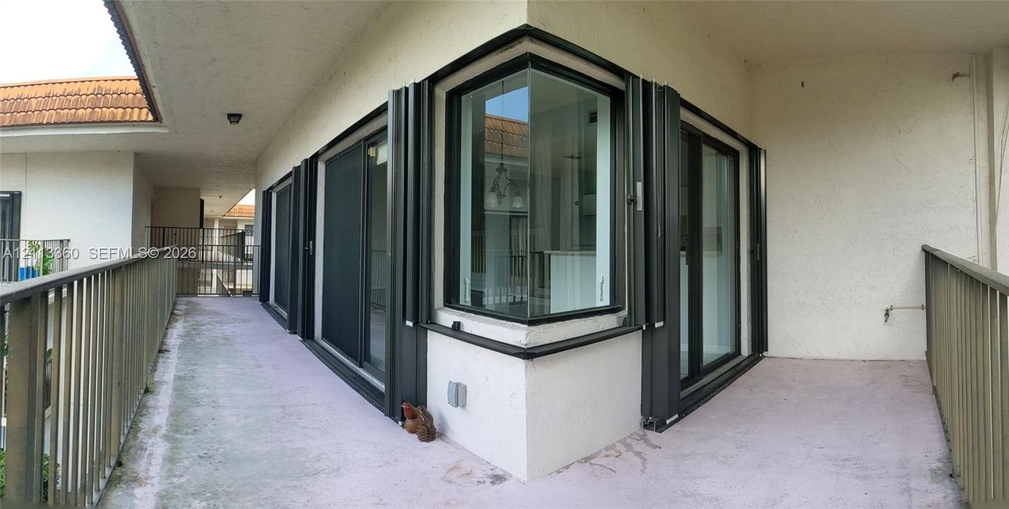 Wrap around Balcony