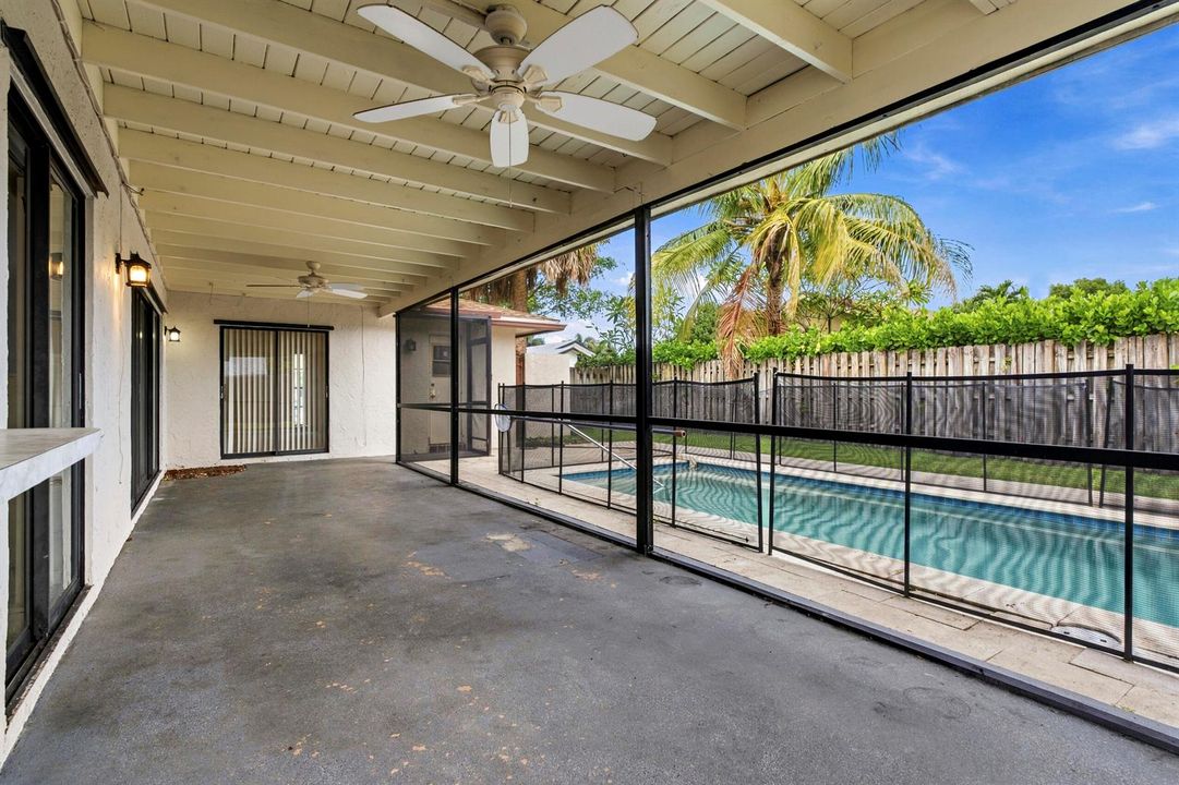 Large Covered Screened Patio